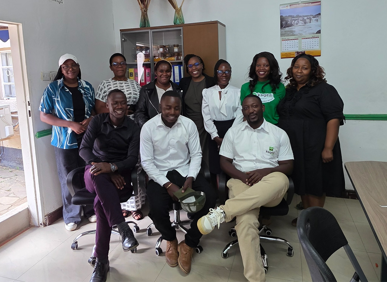Kagezi Seeds team in the field