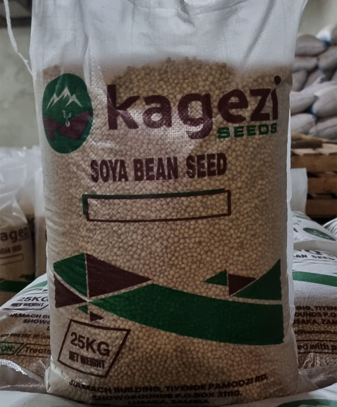 Soybean Seeds & Retail Packaging